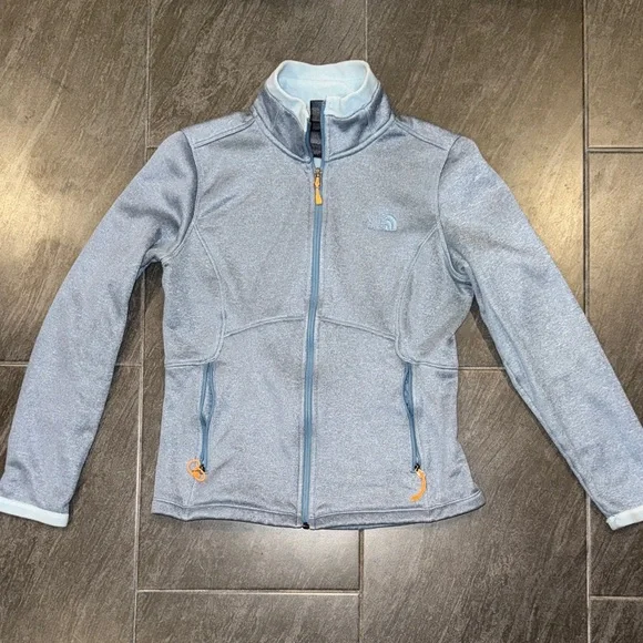 The North Face Pale Blue Full-Zip Fleece Jacket - Picture 2 of 11